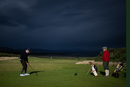 World Hickory Open teeing off at Royal Dornoch