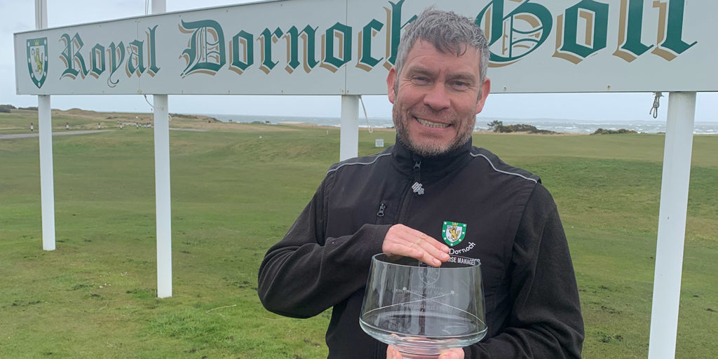 Royal Dornoch Golf Club deputy course manager Scott “Scoosh” Aitchison
