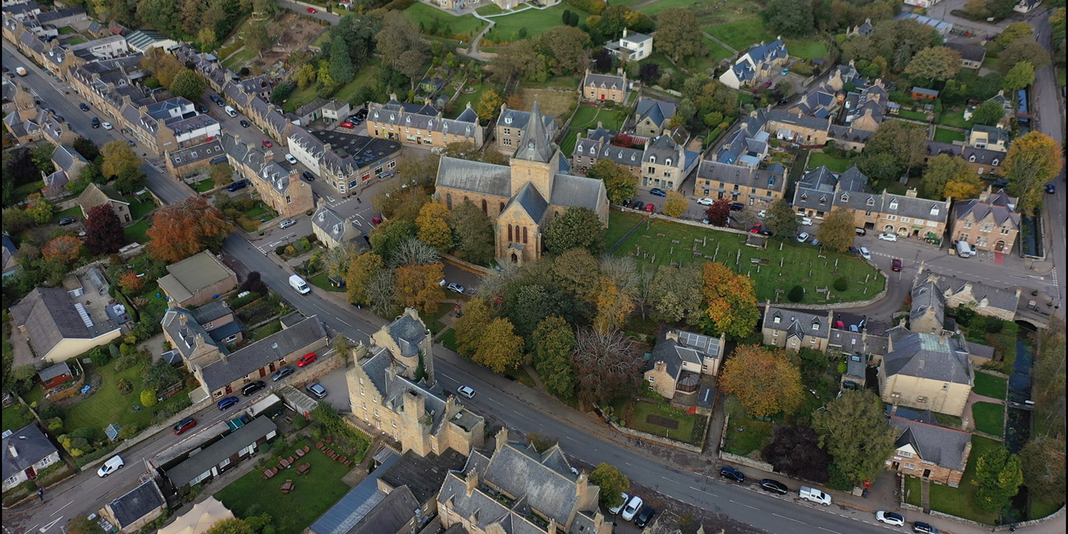 Dornoch town centre