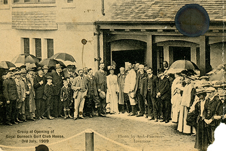 Royal-Dornoch clubhouse opening 1909