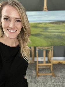 Aimee Smith Royal Dornoch painting