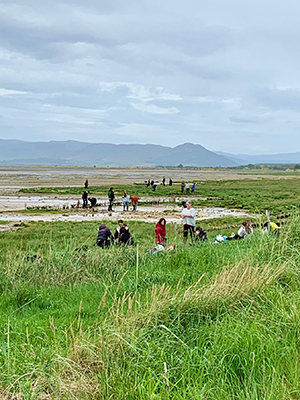 Dornoch Academy youngsters have been helping with the golf club's saltmarsh project