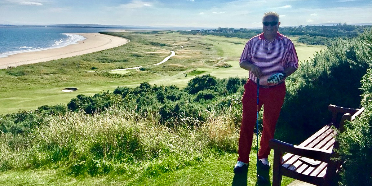 Wolfgang Scheffler at Royal Dornoch