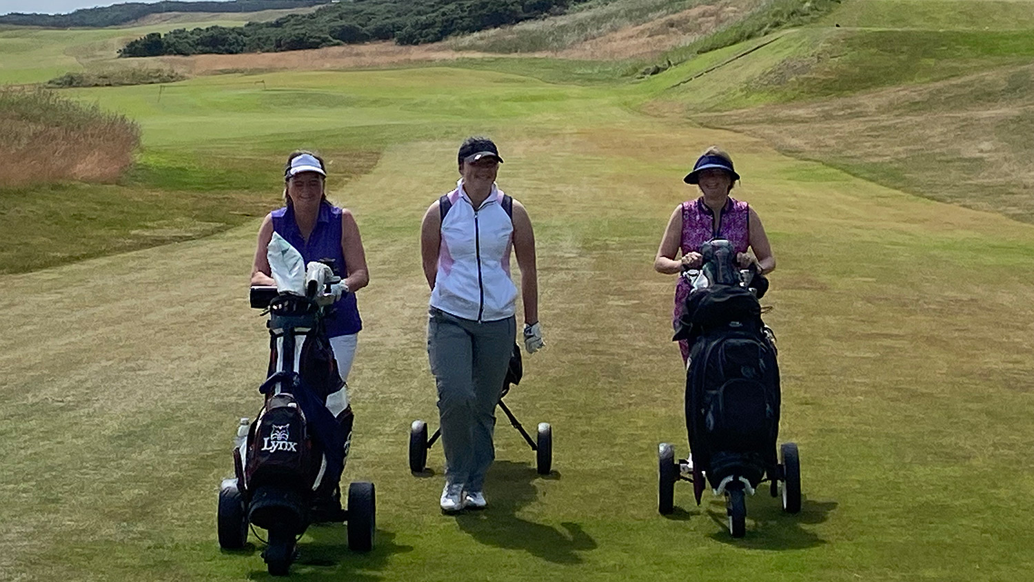 Royal Dornoch ladies trio