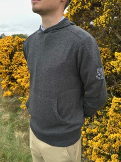 Crossford Knit Hoodie - Charcoal Marl