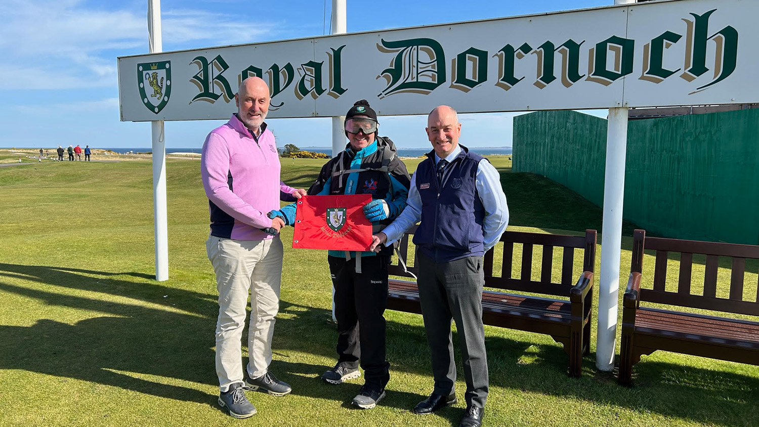 Royal Dornoch Flag on Everest Mission