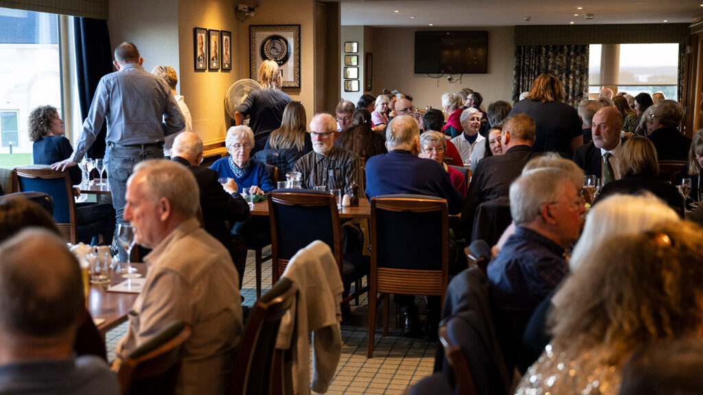 The last Sunday roast in the old Royal Dornoch clubhouse