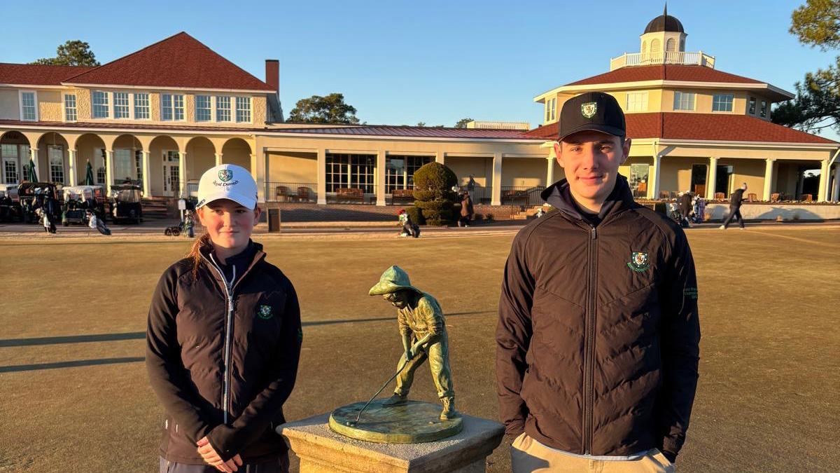 ROYAL DORNOCH JUNIORS FOLLOW DONALD ROSS’S FOOTSTEPS AT ICONIC PINEHURST