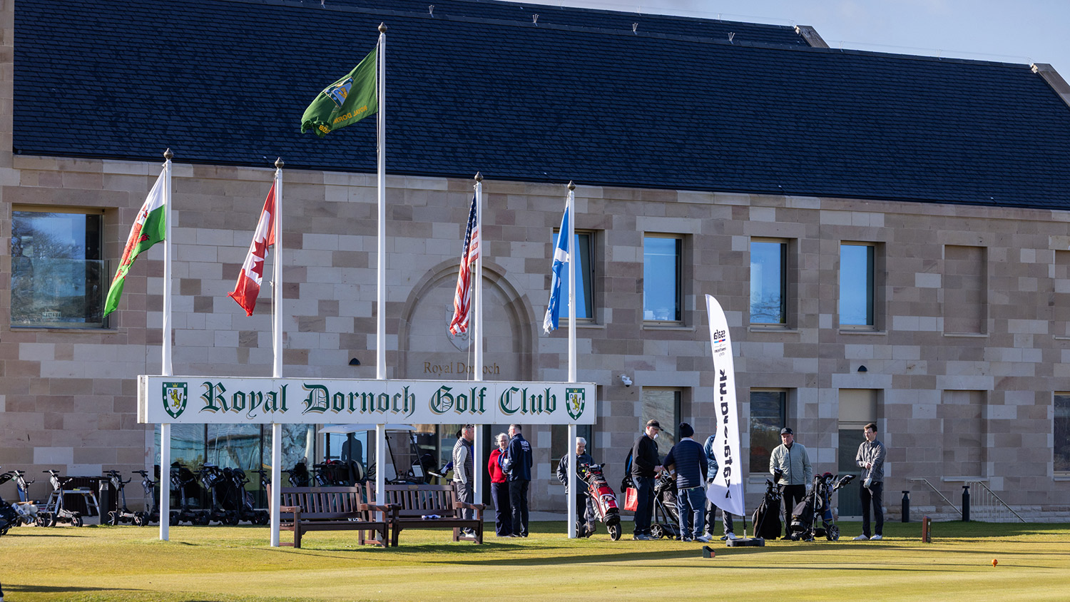 TEE IT UP ON THE FAMOUS LINKS AT ROYAL DORNOCH