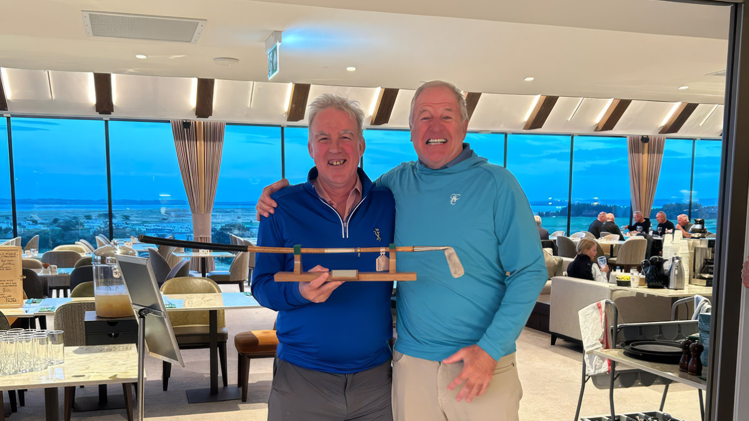HOME ADVANTAGE HELPS SECURE THE ROLY BLUCK PUTTER